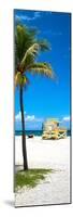 South Miami Beach Landscape with Life Guard Station - Florida - USA-Philippe Hugonnard-Mounted Photographic Print