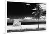 South Miami Beach Landscape with Life Guard Station - Florida-Philippe Hugonnard-Framed Photographic Print