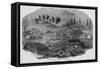 South Mines, Jamestown, California Illustration-null-Framed Stretched Canvas