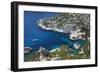 South of France, Mediterranean Coast, Chalk Rocks, Les Calanques, Bath Bay-Chris Seba-Framed Premium Photographic Print