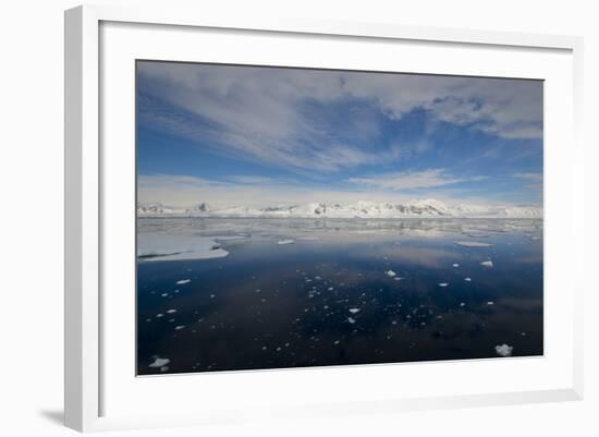South of the Antarctic Circle, Near Adelaide Island. the Gullet-Inger Hogstrom-Framed Photographic Print