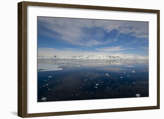 South of the Antarctic Circle, Near Adelaide Island. the Gullet-Inger Hogstrom-Framed Photographic Print