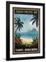 South Pacific Air-Collection Caprice-Framed Giclee Print