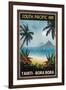 South Pacific Air-Collection Caprice-Framed Giclee Print