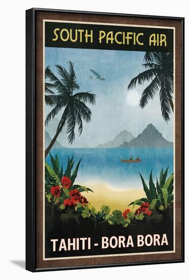 South Pacific Air-Collection Caprice-Framed Art Print