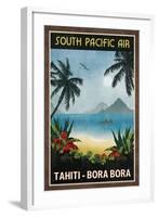 South Pacific Air-Collection Caprice-Framed Art Print