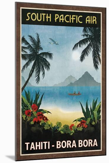 South Pacific Air-Collection Caprice-Mounted Art Print
