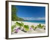 South Pacific, Fiji, Kadavu, Deserted Beach on the East Coast of Yaukuve Island-Paul Harris-Framed Photographic Print