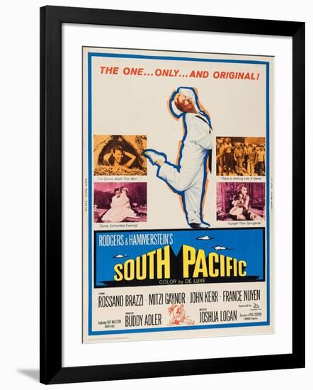 South Pacific, Mitzi Gaynor, 1958-null-Framed Art Print