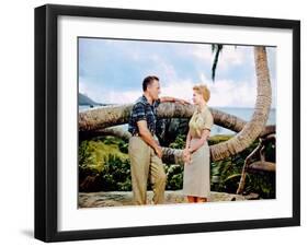 South Pacific, Rossano Brazzi, Mitzi Gaynor, 1958-null-Framed Photo