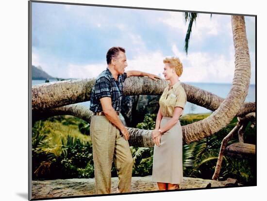 South Pacific, Rossano Brazzi, Mitzi Gaynor, 1958-null-Mounted Photo