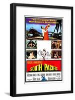 South Pacific, Rossano Brazzi, Mitzi Gaynor, 1958-null-Framed Art Print