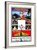 South Pacific, Rossano Brazzi, Mitzi Gaynor, 1958-null-Framed Art Print