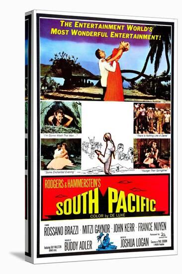 South Pacific, Rossano Brazzi, Mitzi Gaynor, 1958-null-Stretched Canvas