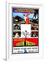 South Pacific, Rossano Brazzi, Mitzi Gaynor, 1958-null-Framed Art Print