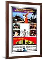 South Pacific, Rossano Brazzi, Mitzi Gaynor, 1958-null-Framed Art Print