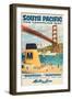 South Pacific the Yachtlike Way Poster-null-Framed Giclee Print