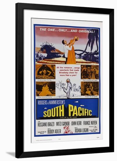 South Pacific-null-Framed Art Print