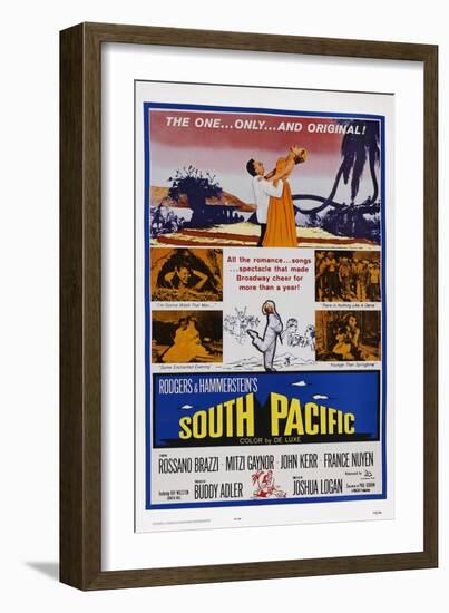 South Pacific-null-Framed Art Print