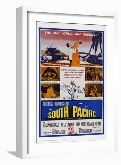 South Pacific-null-Framed Art Print