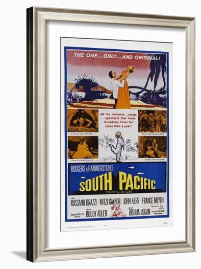 South Pacific-null-Framed Art Print