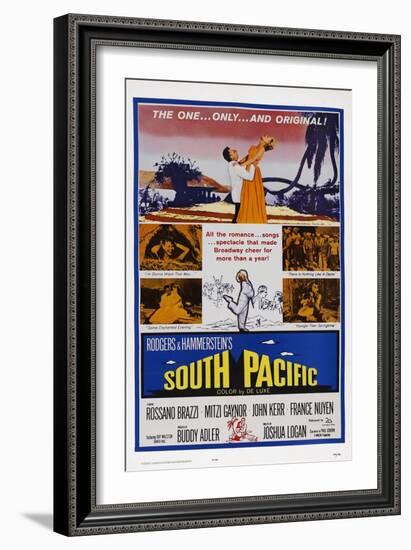 South Pacific-null-Framed Art Print