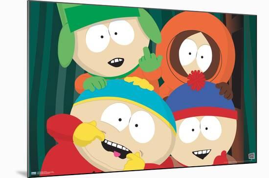 South Park - Closeup-Trends International-Mounted Poster