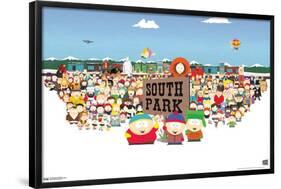 South Park - Horizontal Key Art-Trends International-Framed Poster