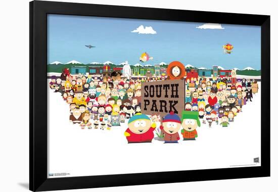 South Park - Horizontal Key Art-Trends International-Framed Poster