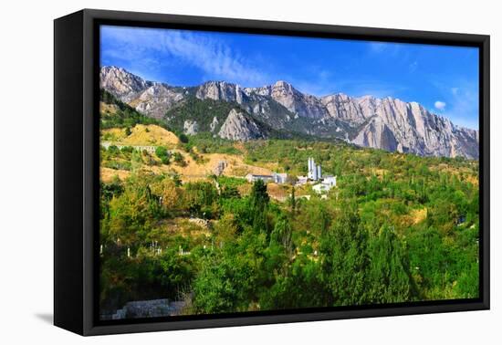 South Part of Crimea Peninsula-Brian K-Framed Stretched Canvas