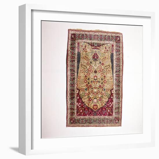 South Persian Prayer Rug, 18th century-Unknown-Framed Giclee Print