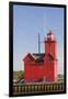 South Pierhead Lighthouse at Lake Macatawa. Holland SP, Michigan, USA-Randa Bishop-Framed Photographic Print