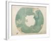 South Polar Chart, 1901-English School-Framed Giclee Print