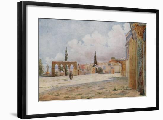 South Porch of Mosque and Summer Pulpit, Jerusalem-Walter Spencer-Stanhope Tyrwhitt-Framed Giclee Print