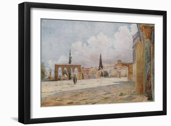 South Porch of Mosque and Summer Pulpit, Jerusalem-Walter Spencer-Stanhope Tyrwhitt-Framed Giclee Print