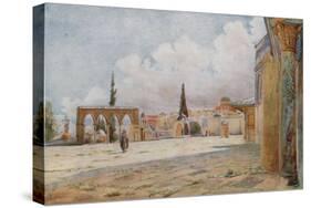 South Porch of Mosque and Summer Pulpit, Jerusalem-Walter Spencer-Stanhope Tyrwhitt-Stretched Canvas