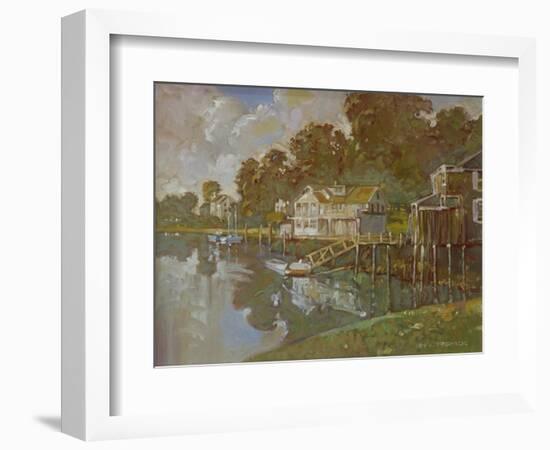 South Port Harbor-Hal Frenck-Framed Giclee Print