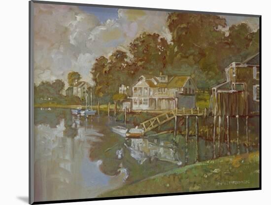 South Port Harbor-Hal Frenck-Mounted Giclee Print