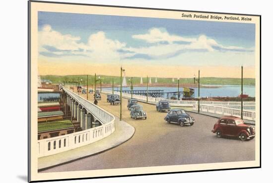 South Portland Bridge, Portland, Maine-null-Mounted Art Print