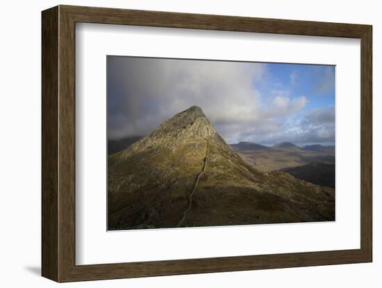 South Ridge of Tryfan from Glyder Fach, Snowdonia National Park, Gwynedd, Wales-Peter Barritt-Framed Photographic Print