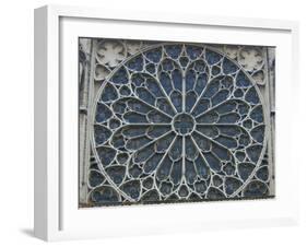 South Rose Window of Notre-Dame, Paris, France-Lisa S^ Engelbrecht-Framed Premium Photographic Print