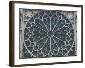 South Rose Window of Notre-Dame, Paris, France-Lisa S^ Engelbrecht-Framed Photographic Print