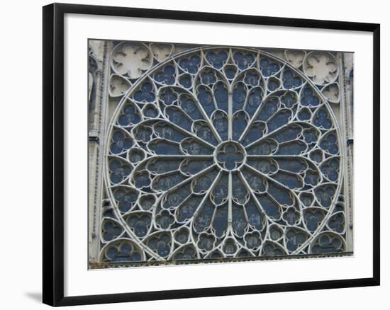 South Rose Window of Notre-Dame, Paris, France-Lisa S^ Engelbrecht-Framed Photographic Print