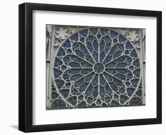 South Rose Window of Notre-Dame, Paris, France-Lisa S^ Engelbrecht-Framed Photographic Print