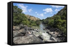 South Rukuru River, Malawi, Africa-Michael Runkel-Framed Stretched Canvas