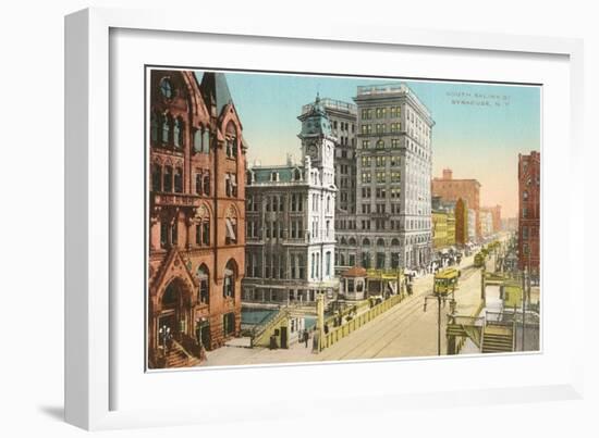 South Salina Street, Syracuse, New York-null-Framed Art Print