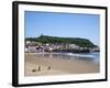 South Sands and Castle Hill, Scarborough, North Yorkshire, Yorkshire, England, UK, Europe-Mark Sunderland-Framed Photographic Print