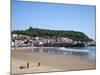 South Sands and Castle Hill, Scarborough, North Yorkshire, Yorkshire, England, UK, Europe-Mark Sunderland-Mounted Photographic Print