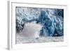 South Sawyer Glacier Calving-Michael Nolan-Framed Photographic Print