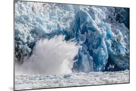 South Sawyer Glacier Calving-Michael Nolan-Mounted Photographic Print